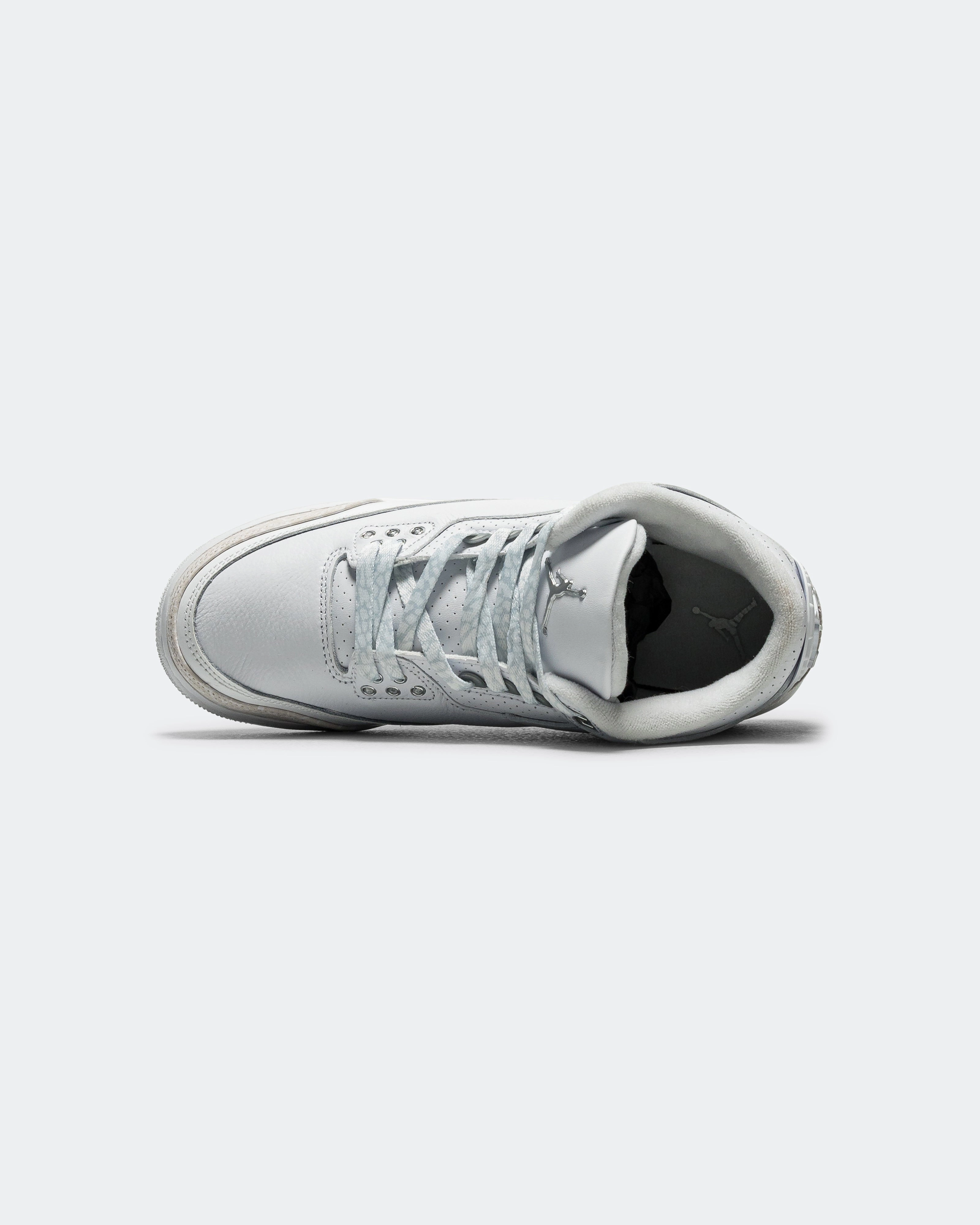 Air Jordan 3 Retro GS - White/White-Metallic Silver puma new arrivals shoes