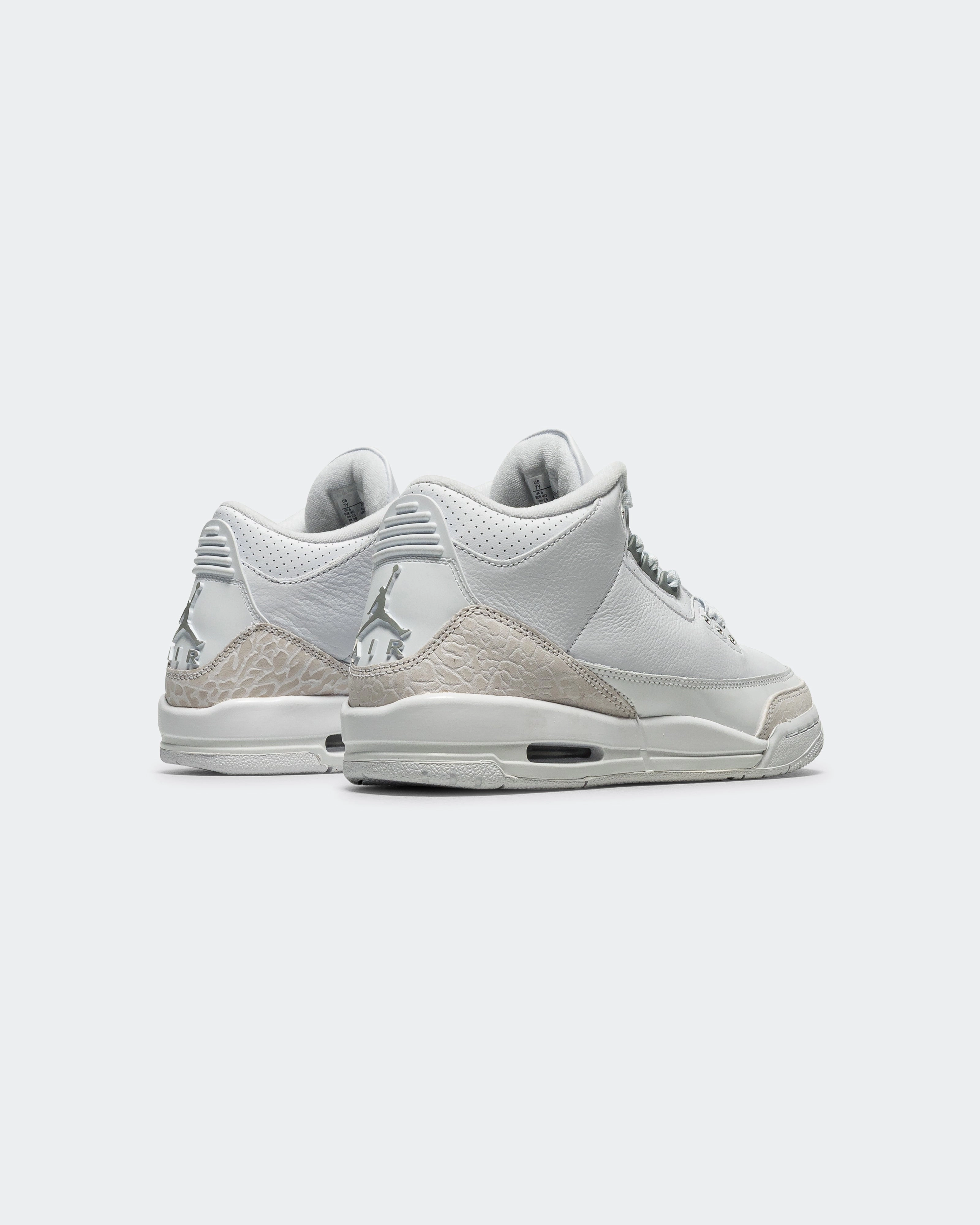 Air Jordan 3 Retro GS - White/White-Metallic Silver puma new arrivals shoes