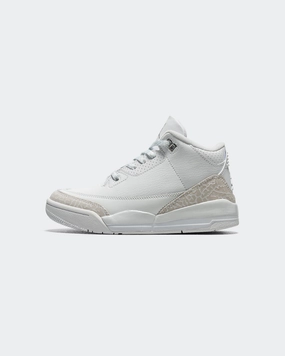 Air Jordan 3 Retro PS - White/White-Metallic Silver new collection new arrival dress