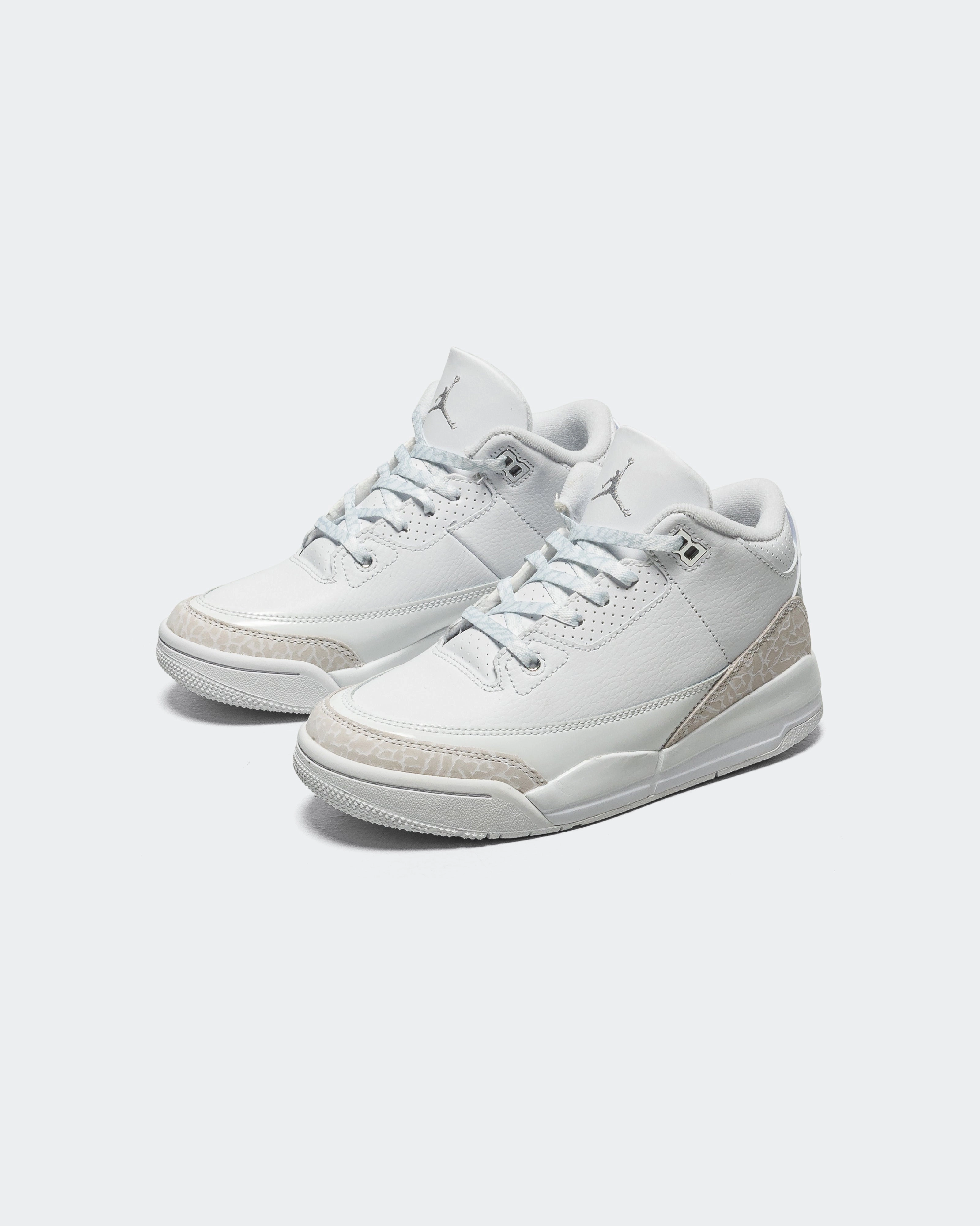 Air Jordan 3 Retro PS - White/White-Metallic Silver new collection