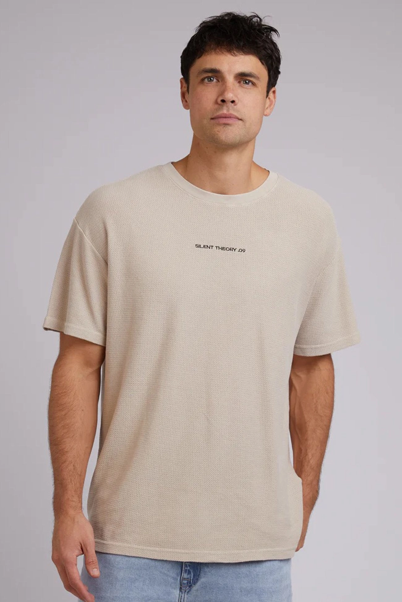 All Day Logo Tee Beige sale charger zimmermann sale