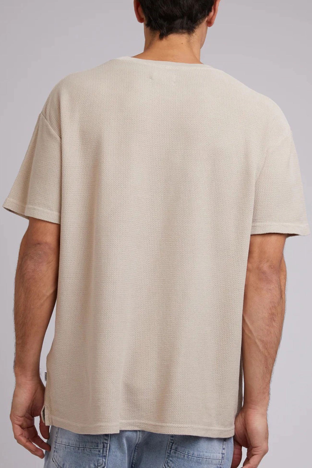 All Day Logo Tee Beige sale charger