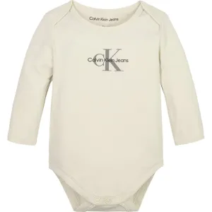 Alluring Calvin Klein Monogram Ls Body Whitecap Gray Fashion