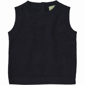 Alluring FUB Dark Navy Baby Vest High-quality