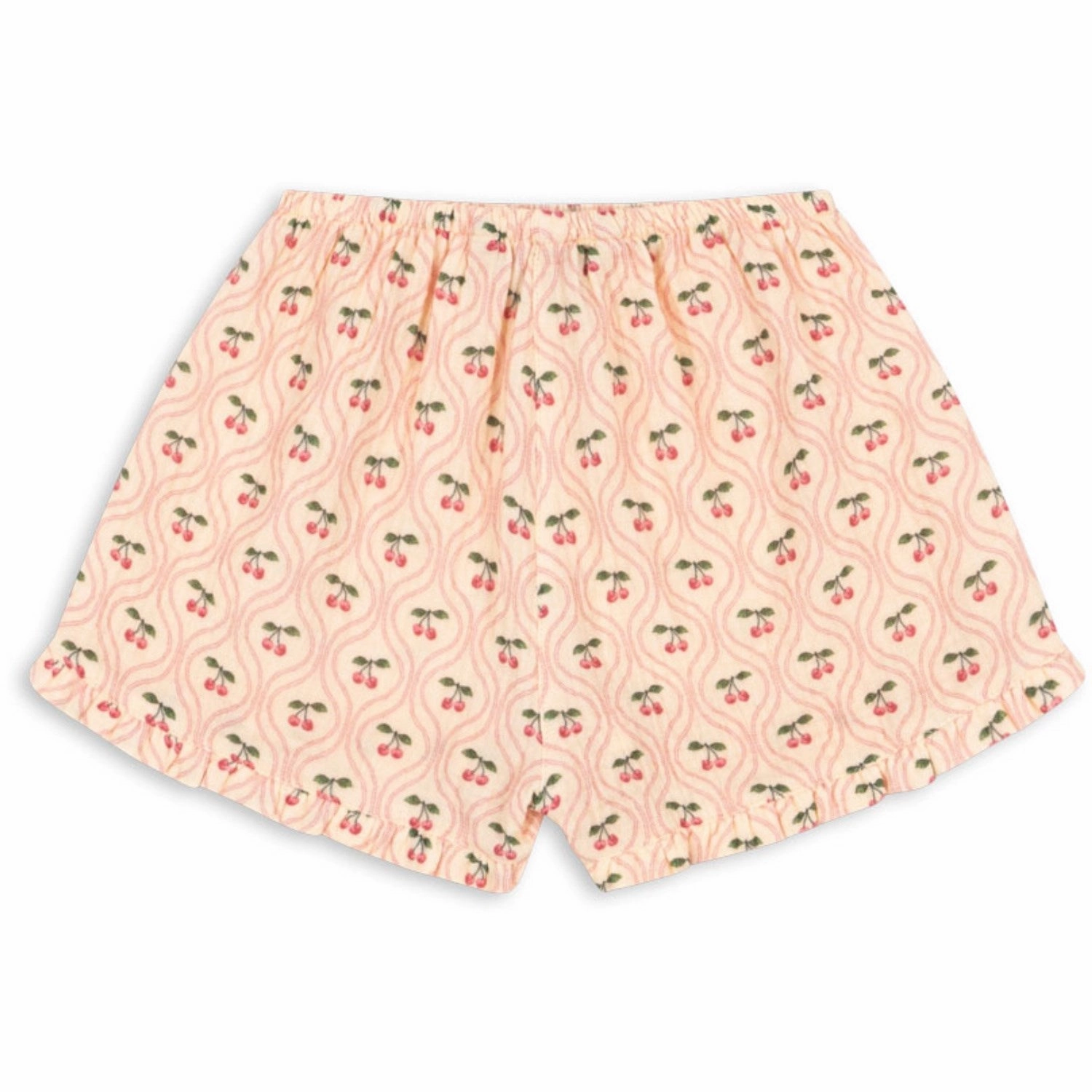 Alluring Konges Sljd Cherry Pink Motif Coco Shorts Gots