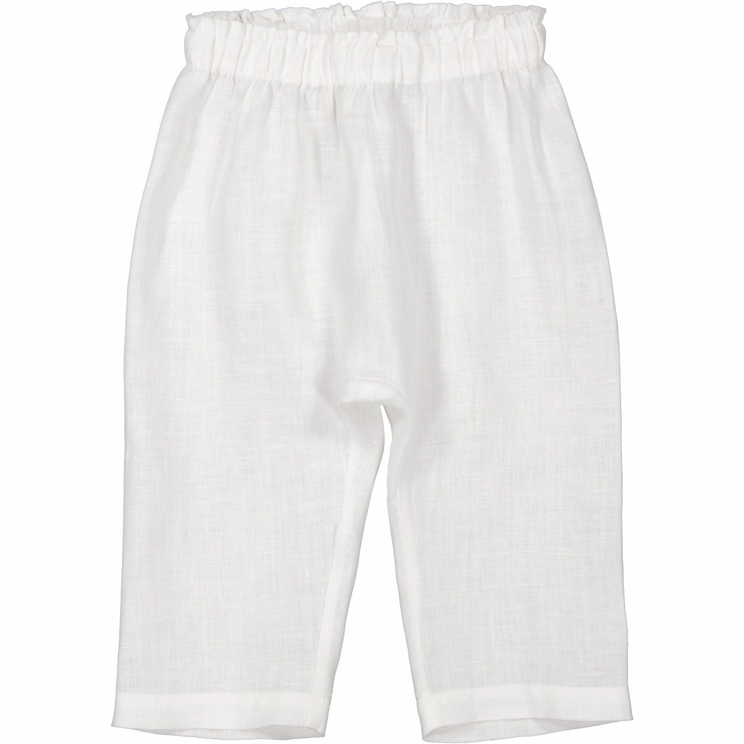 Alluring MarMar Linen White Panu L Pants Retro