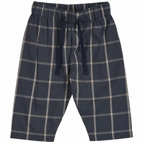 Alluring Msli Night Blue/ Cashmere Check Pants Baby Woven