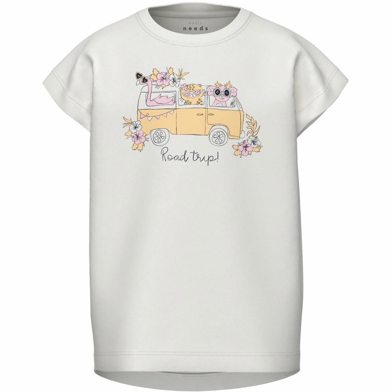 Genuine Name It Bright White Roadtrip Violet T-Shirt Modern