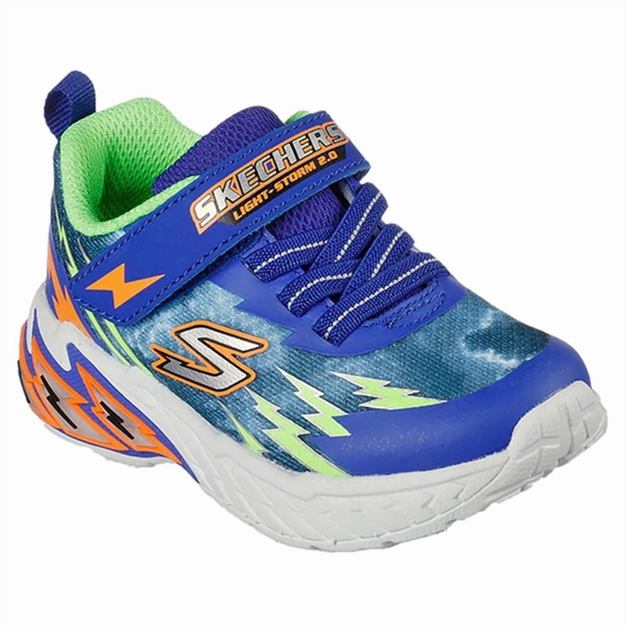 Skechers Lights Storm 2.0 Sneakers Blue Lime Style Charismatic