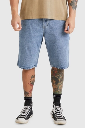 Americana Denim Short Broken Blue Wash sale washing machine easter sale