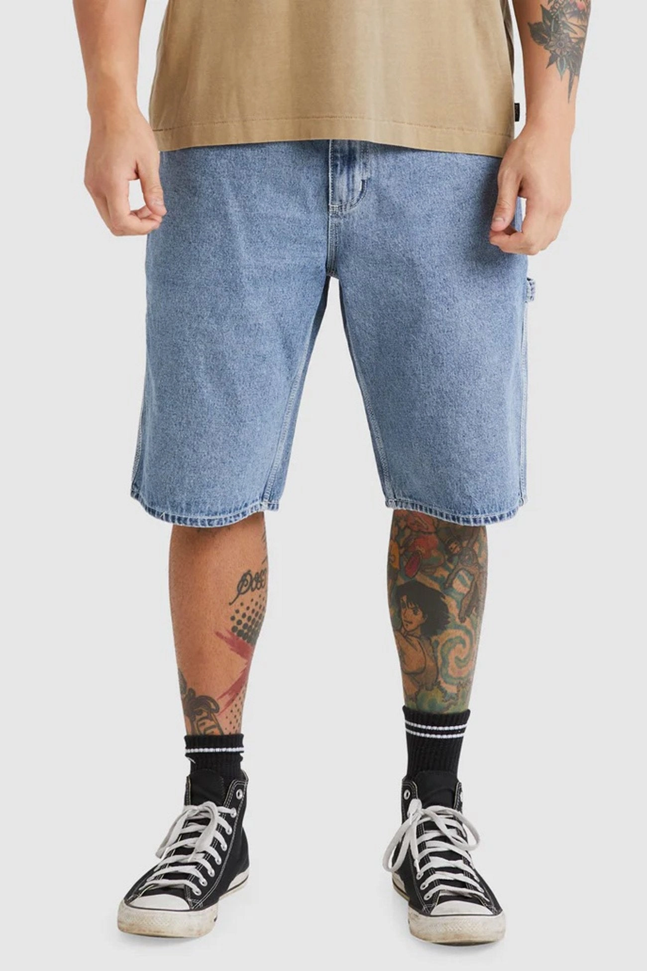 Americana Denim Short Broken Blue Wash sale washing machine easter sale