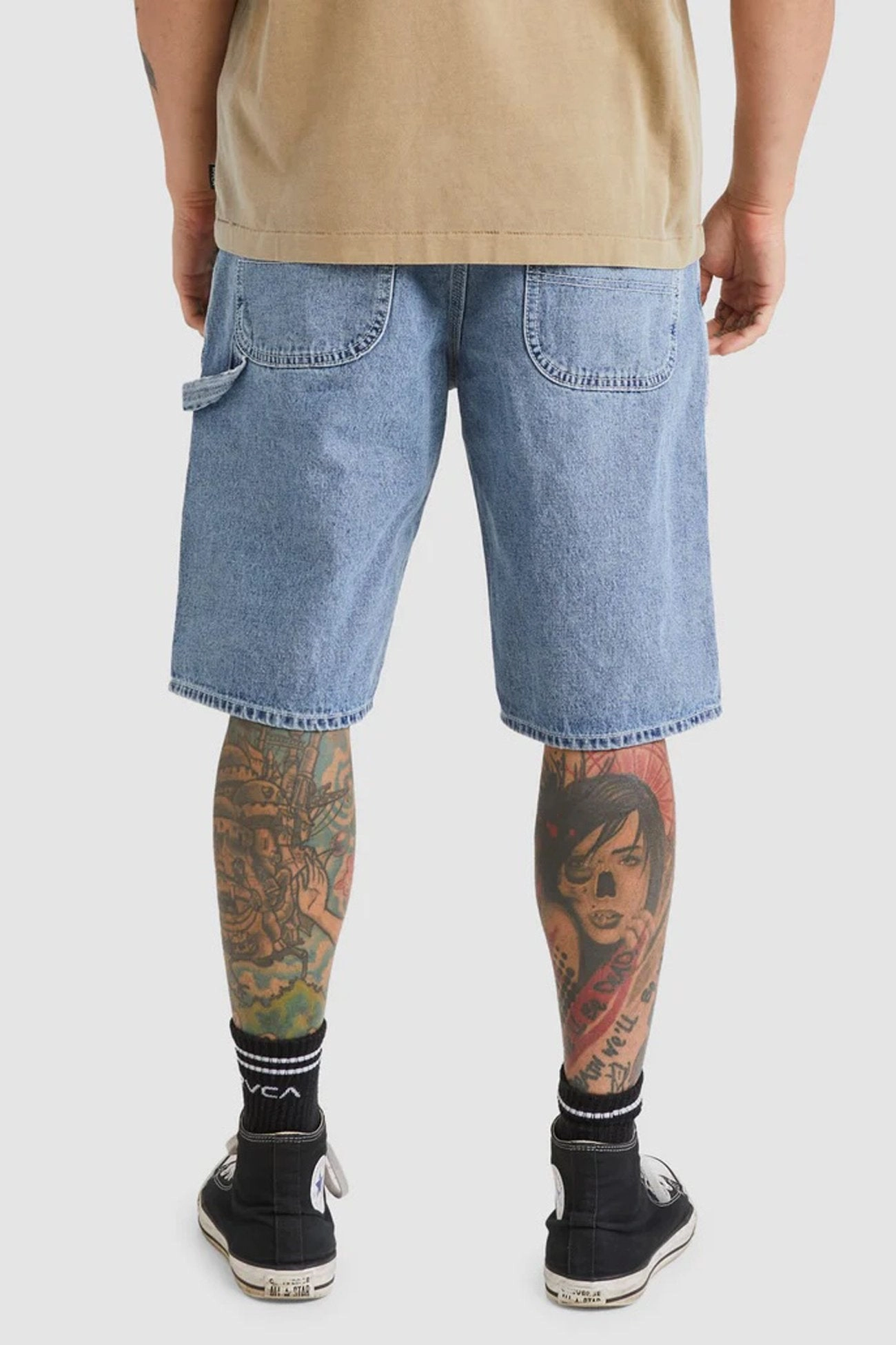 Americana Denim Short Broken Blue Wash sale washing machine