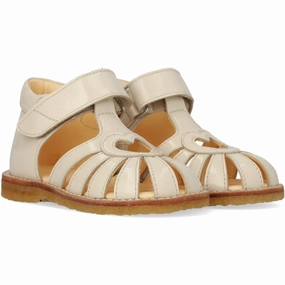 Angulus Buttermilk Beginner Hjertesandal Med Velcro Closure Printed shoes Combat boots