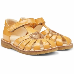 Angulus Hjerte Sandals Manderin/Manderin Glitter Trainers Party shoes