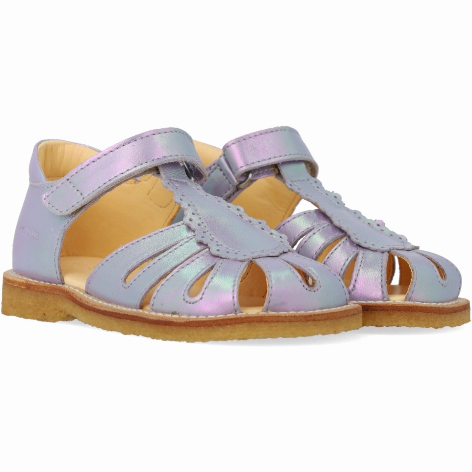 Angulus Iridescent Lilac Shine Sandal Med Drbedetalje Premium shoes
