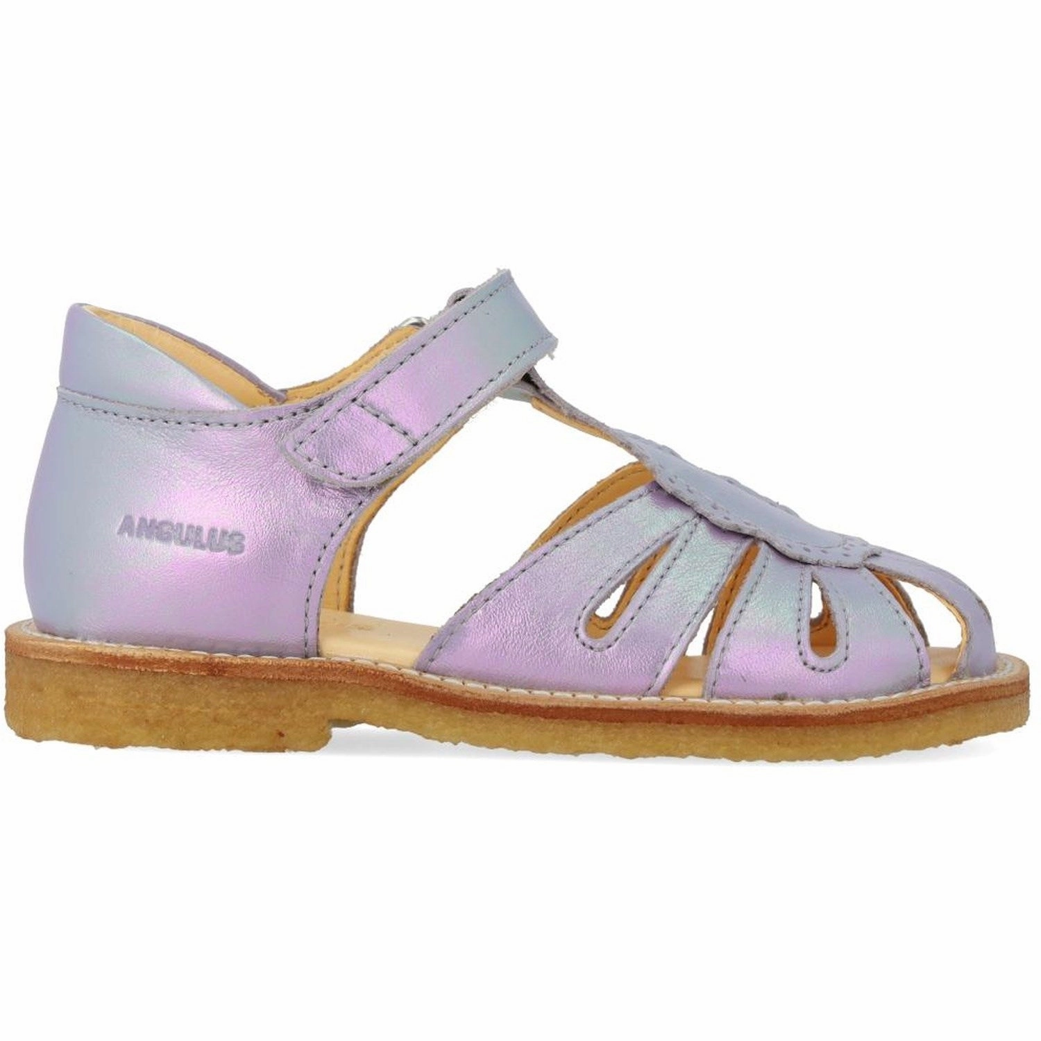 Angulus Iridescent Lilac Shine Sandal Med Drbedetalje Premium shoes