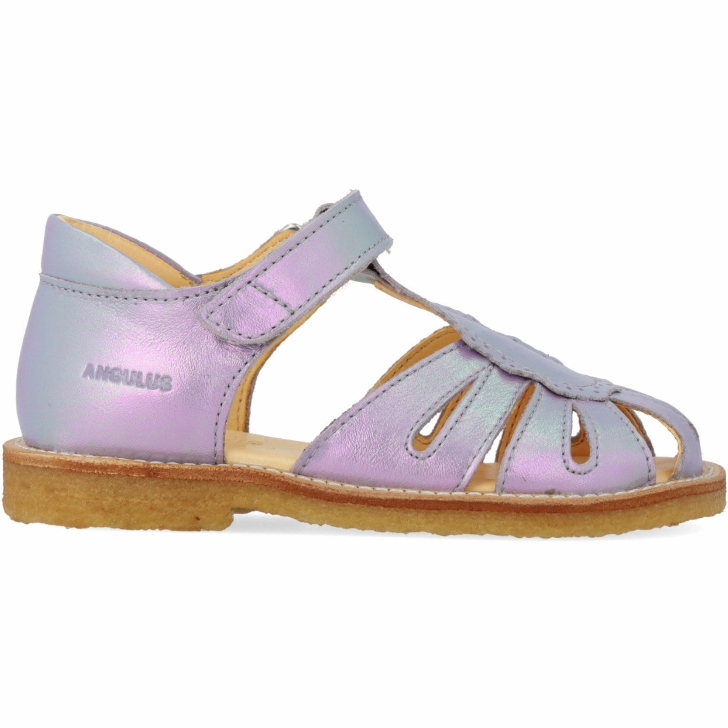 Angulus Iridescent Lilac Shine Sandal Med Drbedetalje Premium shoes