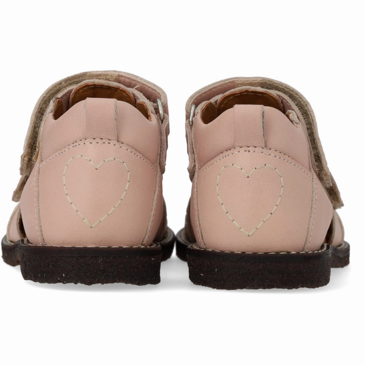Angulus Rosebud Beginner Sandal Med Kontrast Hjertebroderi Supportive shoes