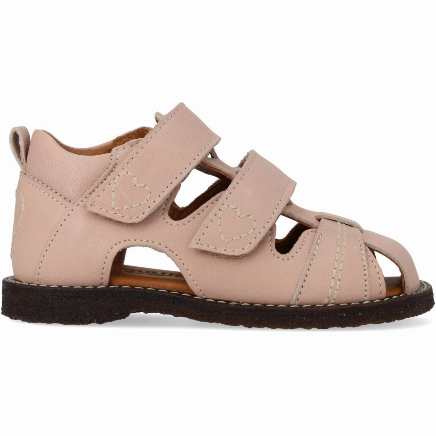 Angulus Rosebud Beginner Sandal Med Kontrast Hjertebroderi Supportive shoes
