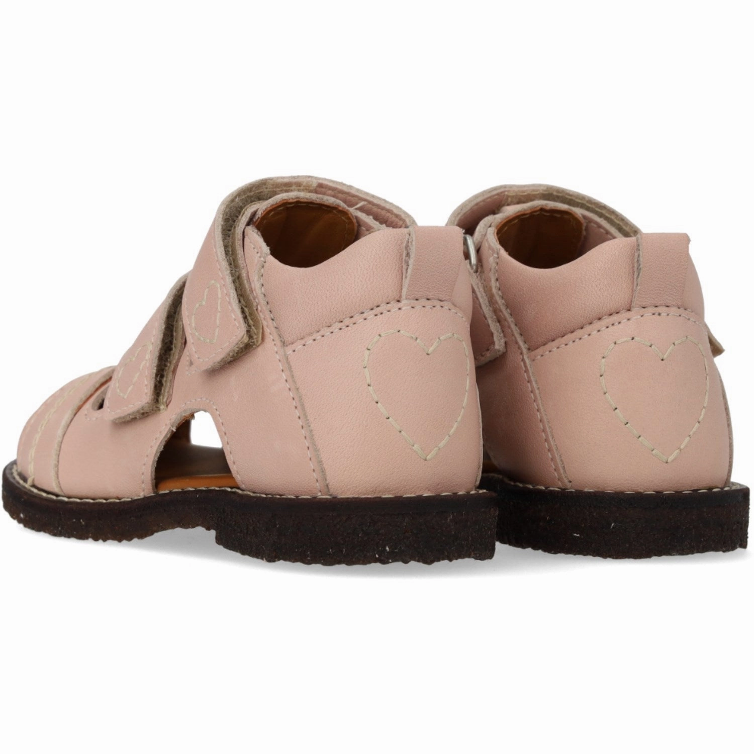 Angulus Rosebud Beginner Sandal Med Kontrast Hjertebroderi Supportive shoes