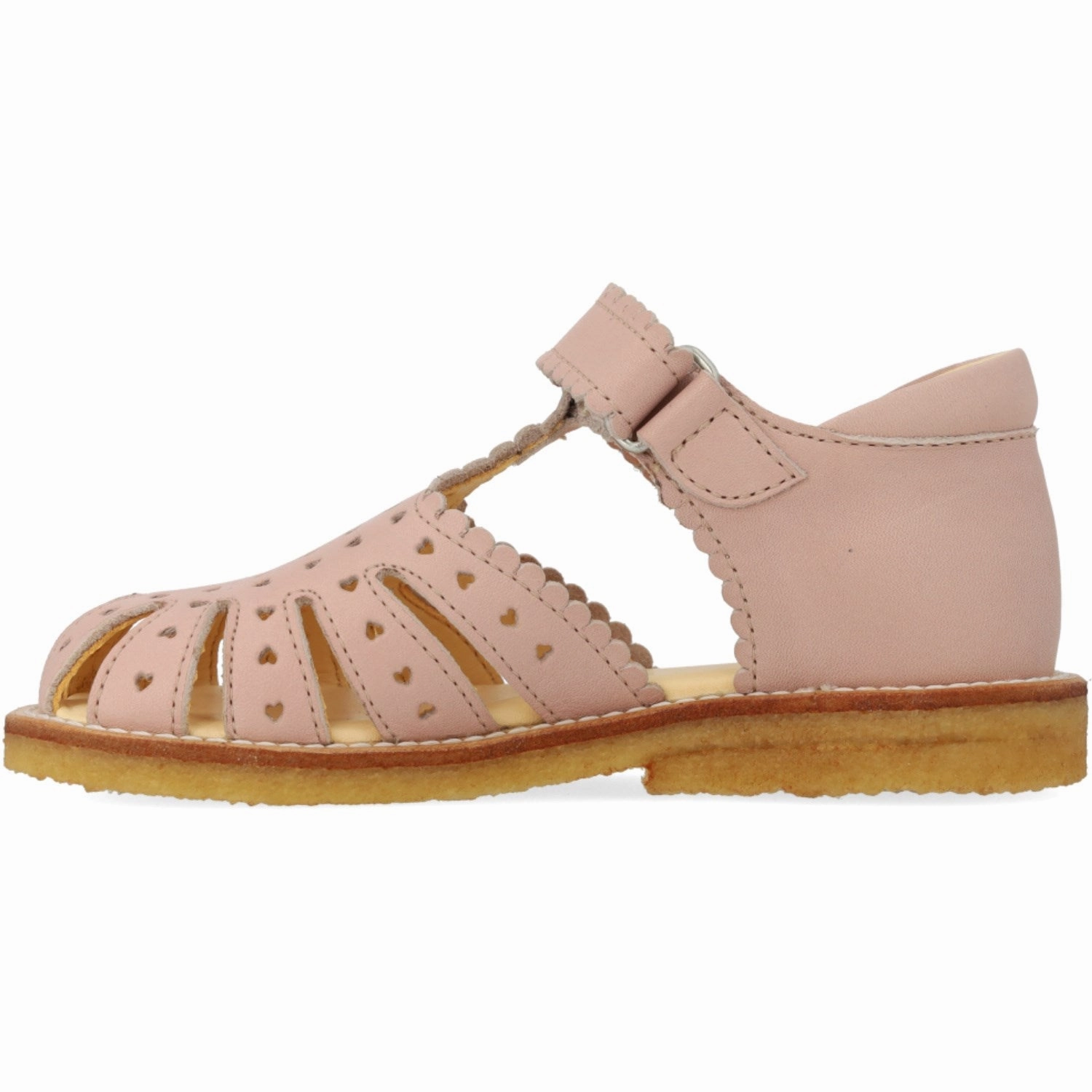 Angulus Rosebud Sandal Med Mini-Hjerter Og Velcro Closure Athletic shoes