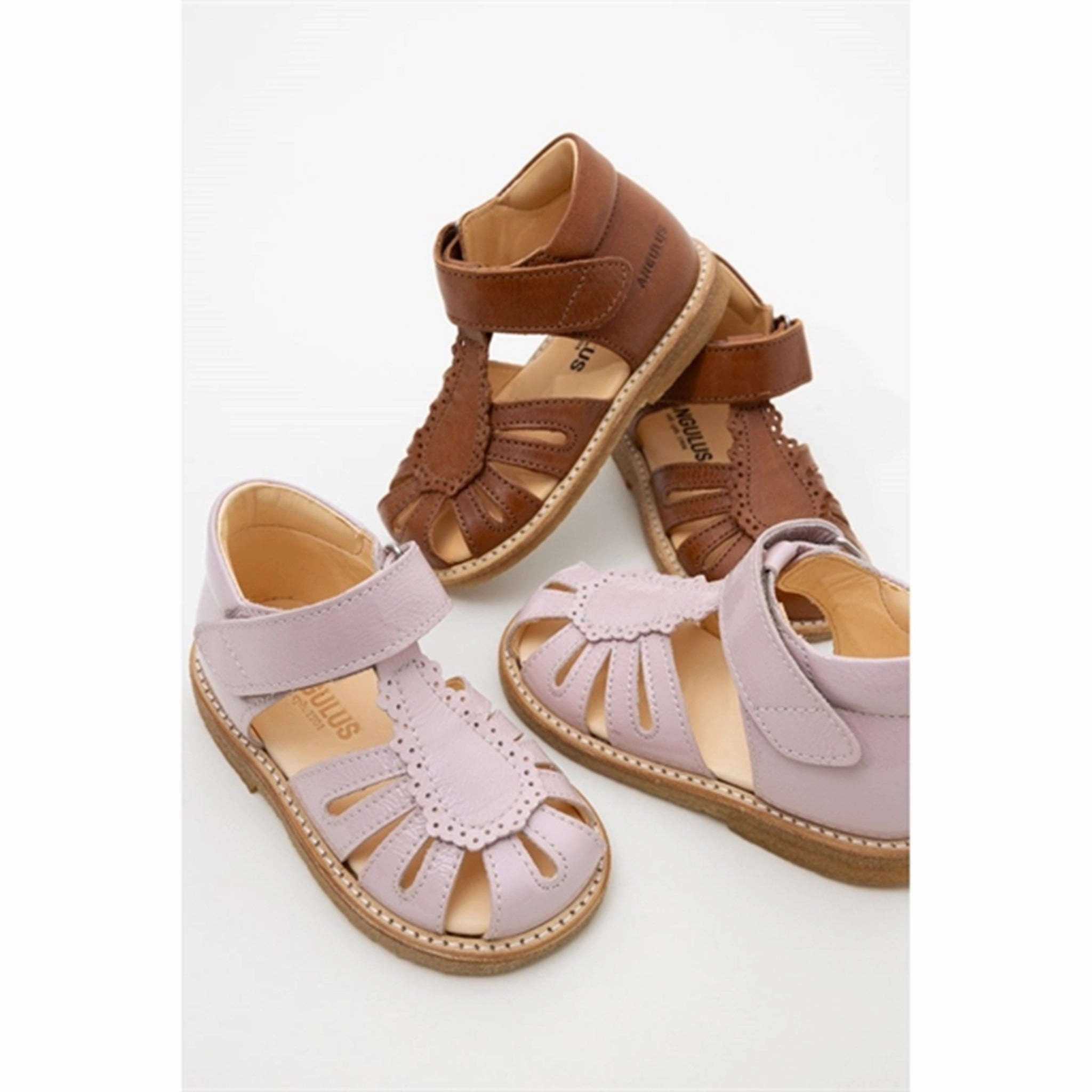 Angulus Sandals Pale Rose Durable shoes