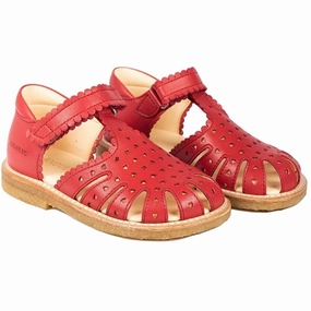 Angulus Sandals Red Designer shoes Dance shoes