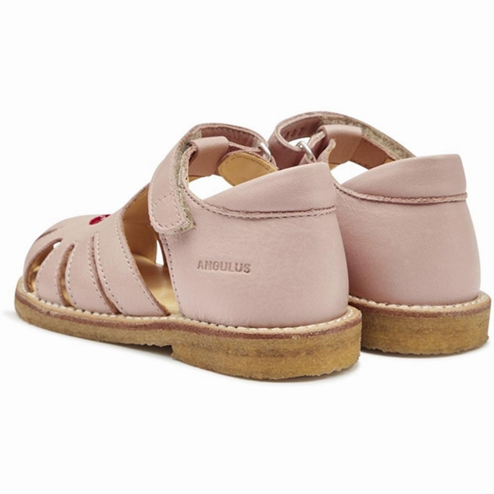 Angulus Sandals Rose Leather shoes