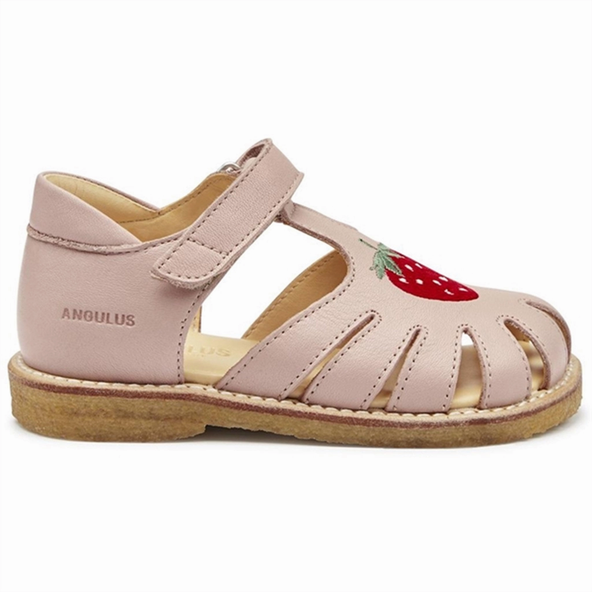 Angulus Sandals Rose Leather shoes