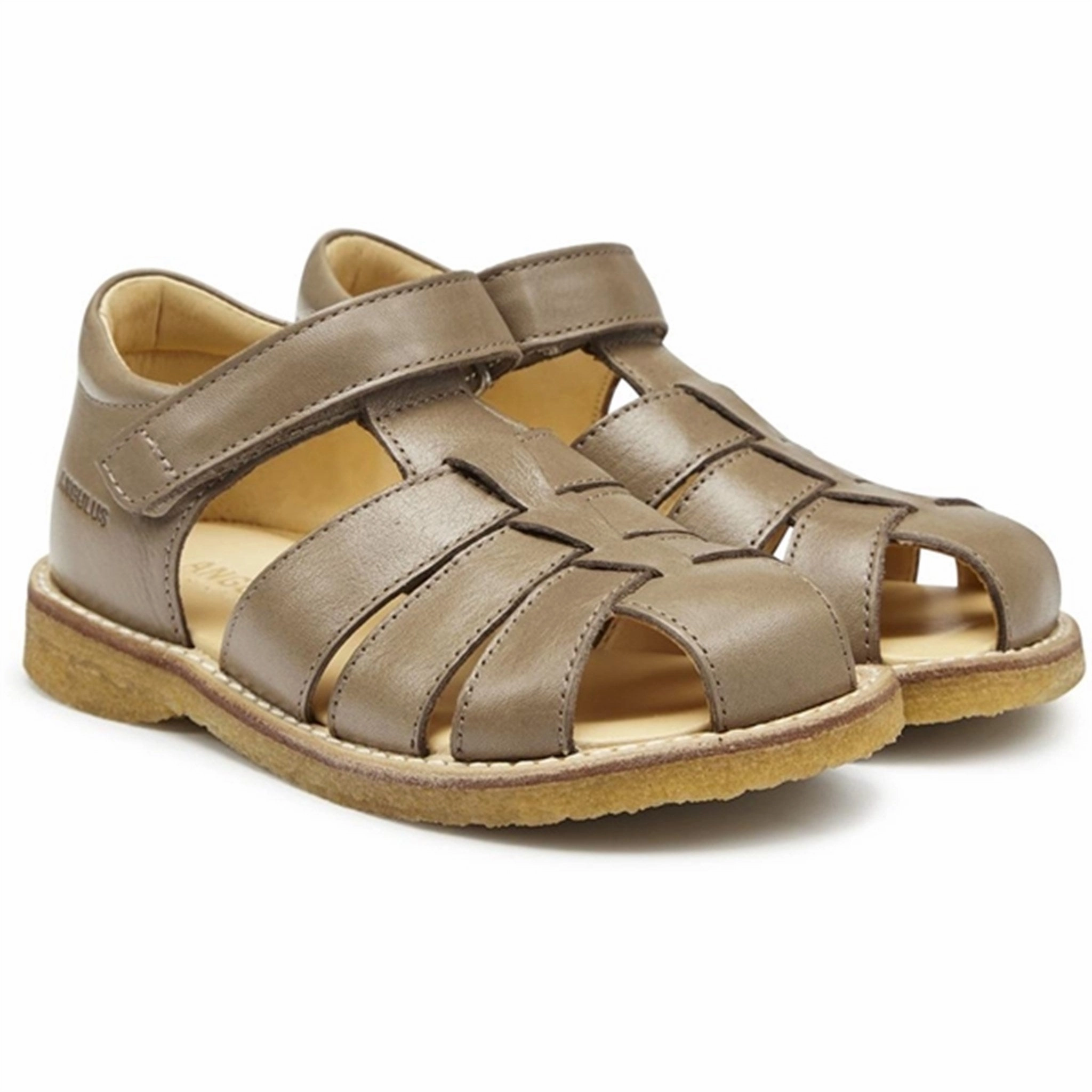 Angulus Sandals Taupe Moccasins Designer shoes