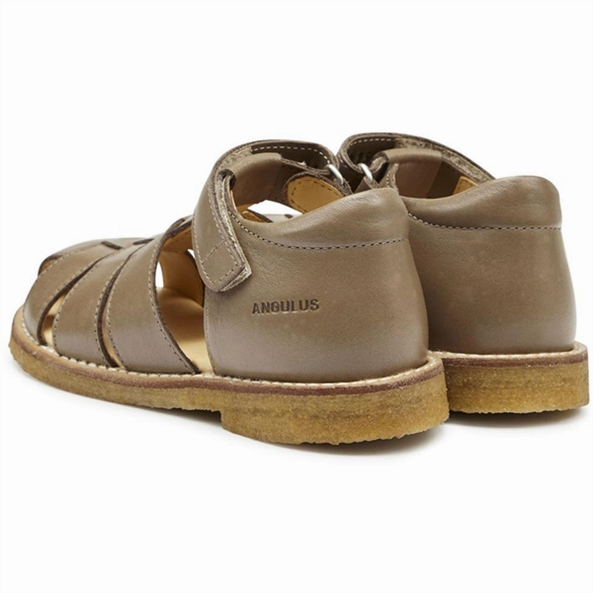 Angulus Sandals Taupe Moccasins
