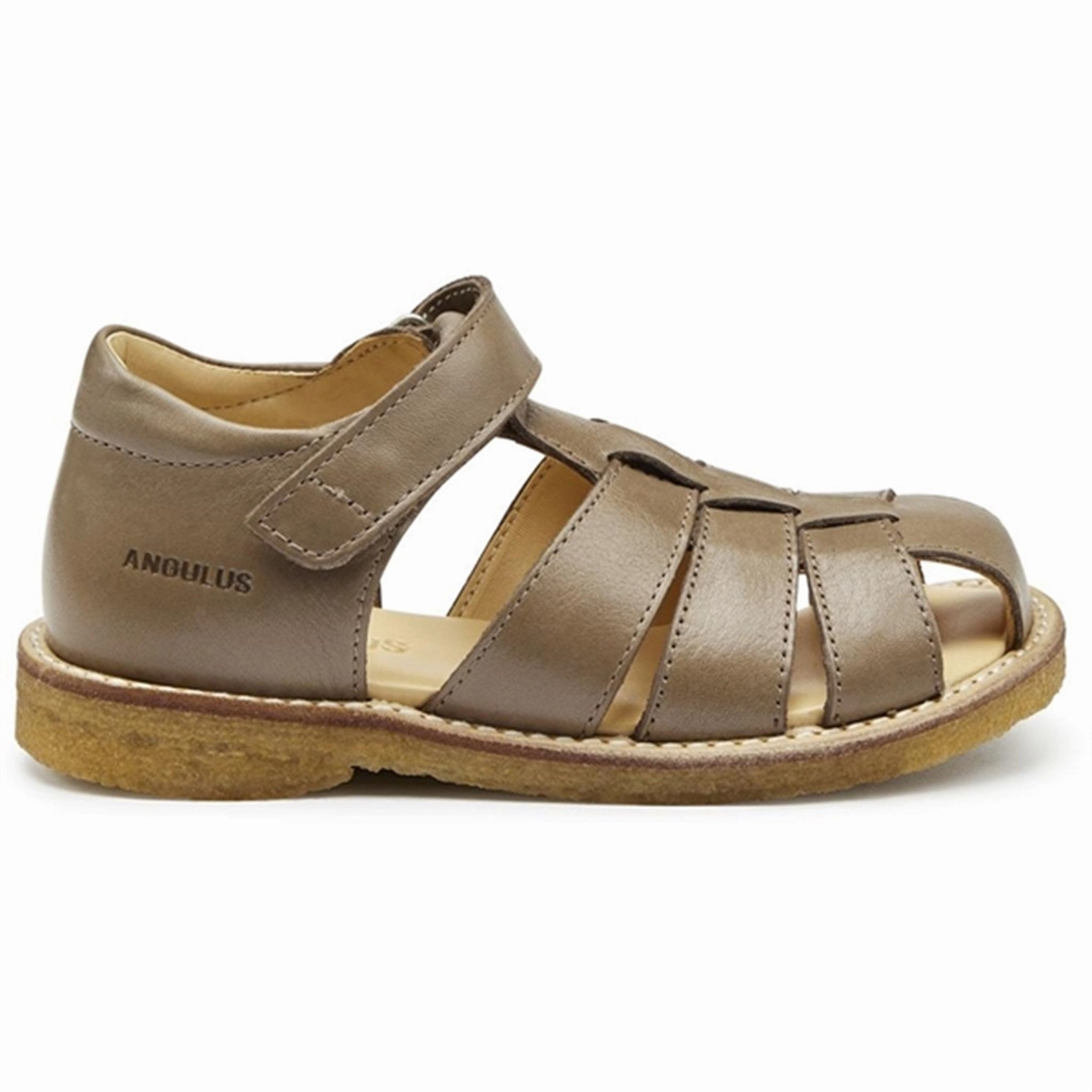 Angulus Sandals Taupe Moccasins