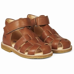 Angulus Starter Sandal W. Velcro Cognac Fashion shoes Luxury shoes