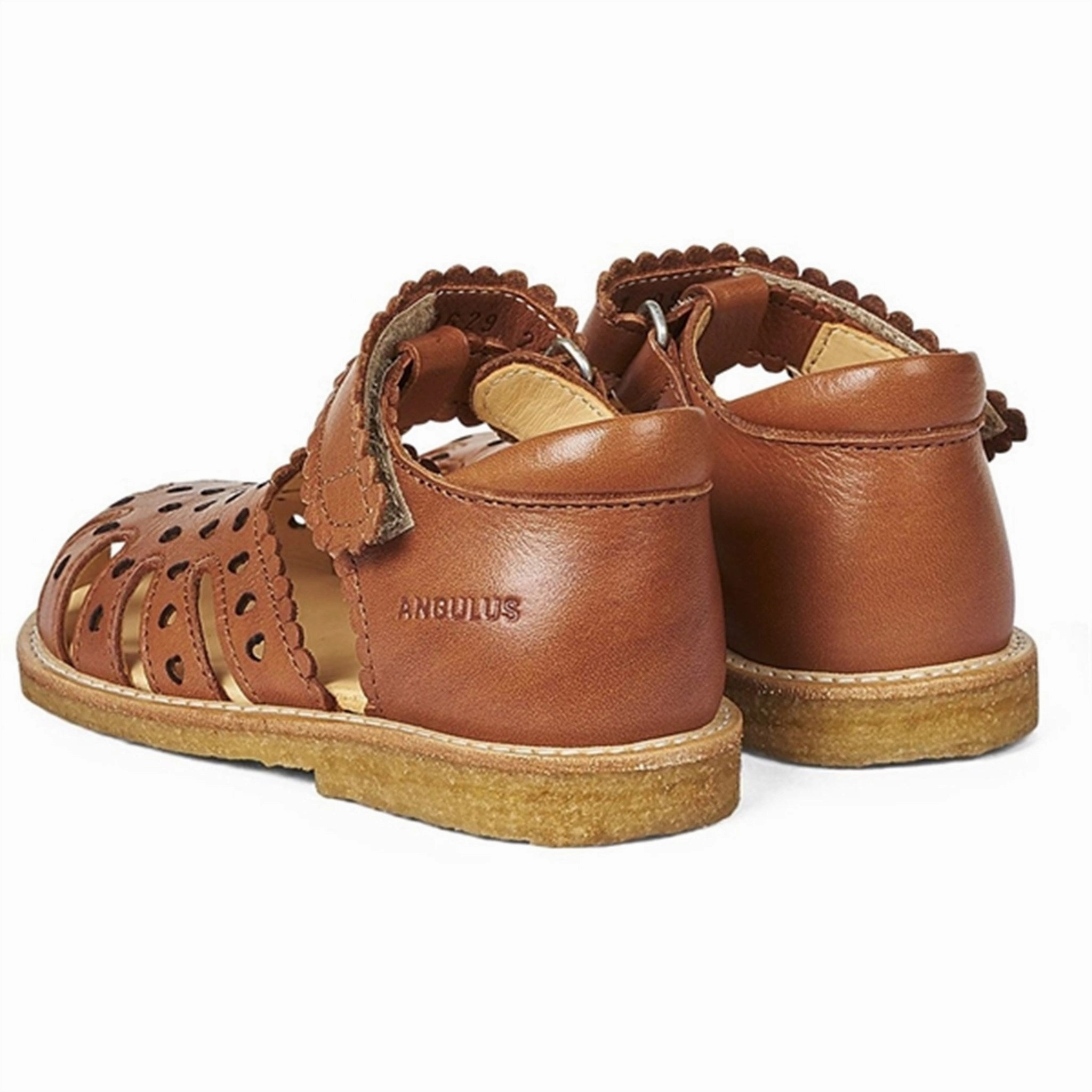 Angulus Starter Sandal W. Velcro Cognac Golf shoes