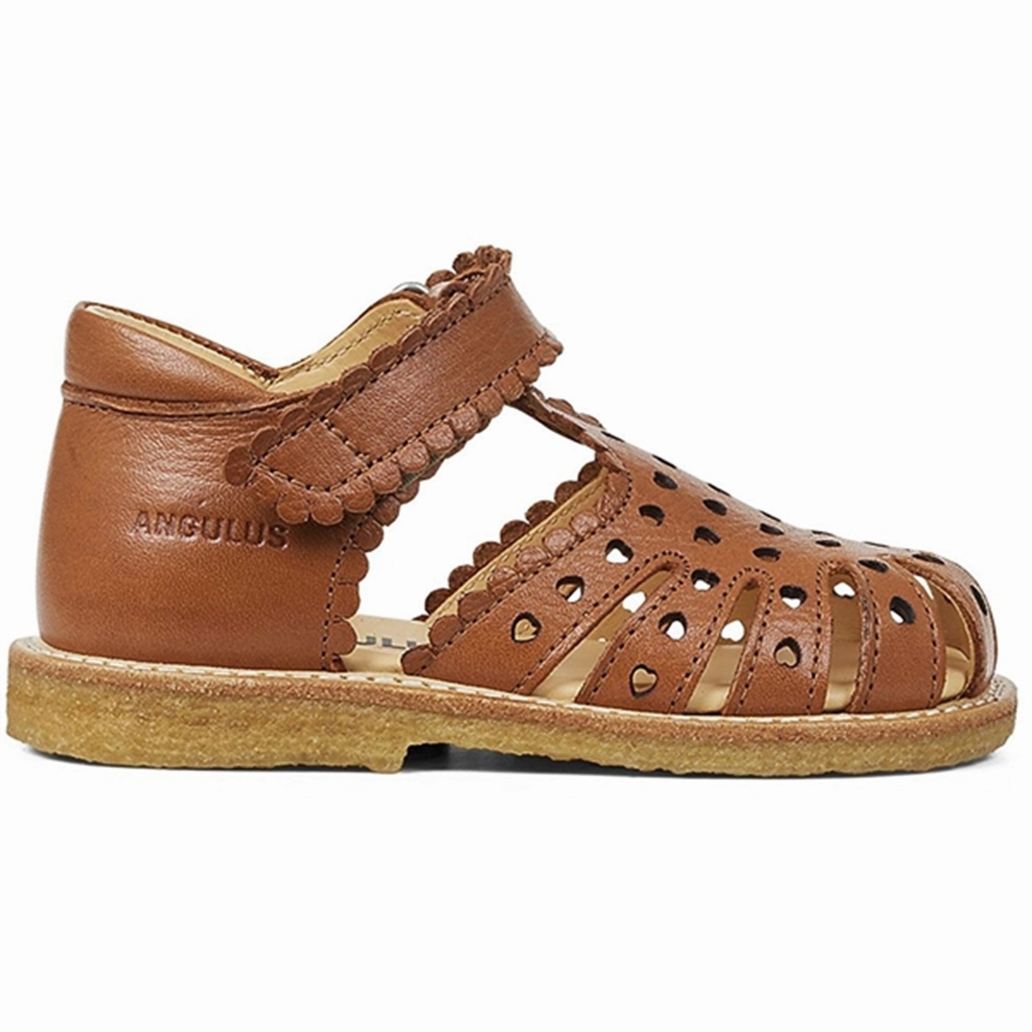 Angulus Starter Sandal W. Velcro Cognac Golf shoes