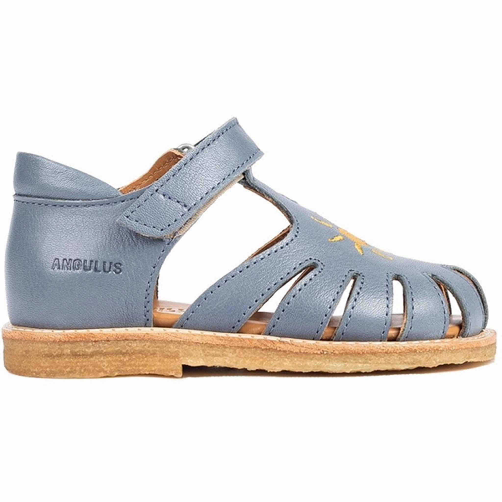 Angulus Starter Sandals Blue Fog Spring shoes