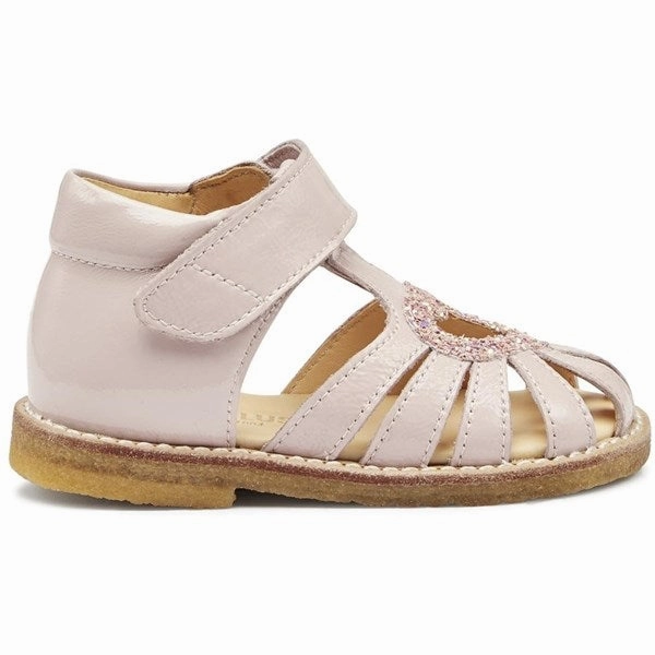 Angulus Starter Sandals Pale Rose/Rose Glitter Boots