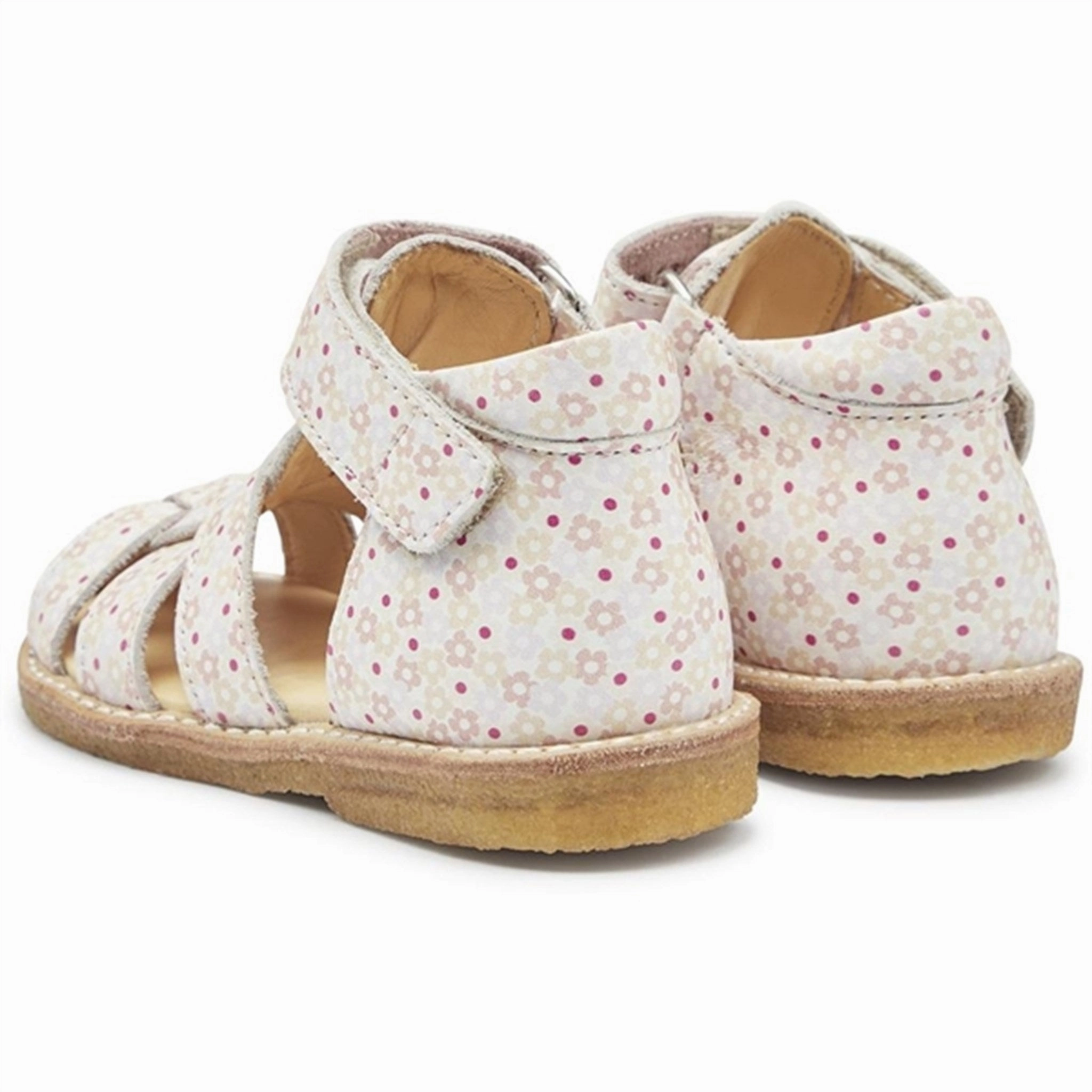 Angulus Starter Sandals Rose Flower Print Durable shoes