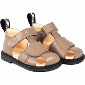 Angulus Starter Sandals Taupe Mountain shoes Metallic shoes