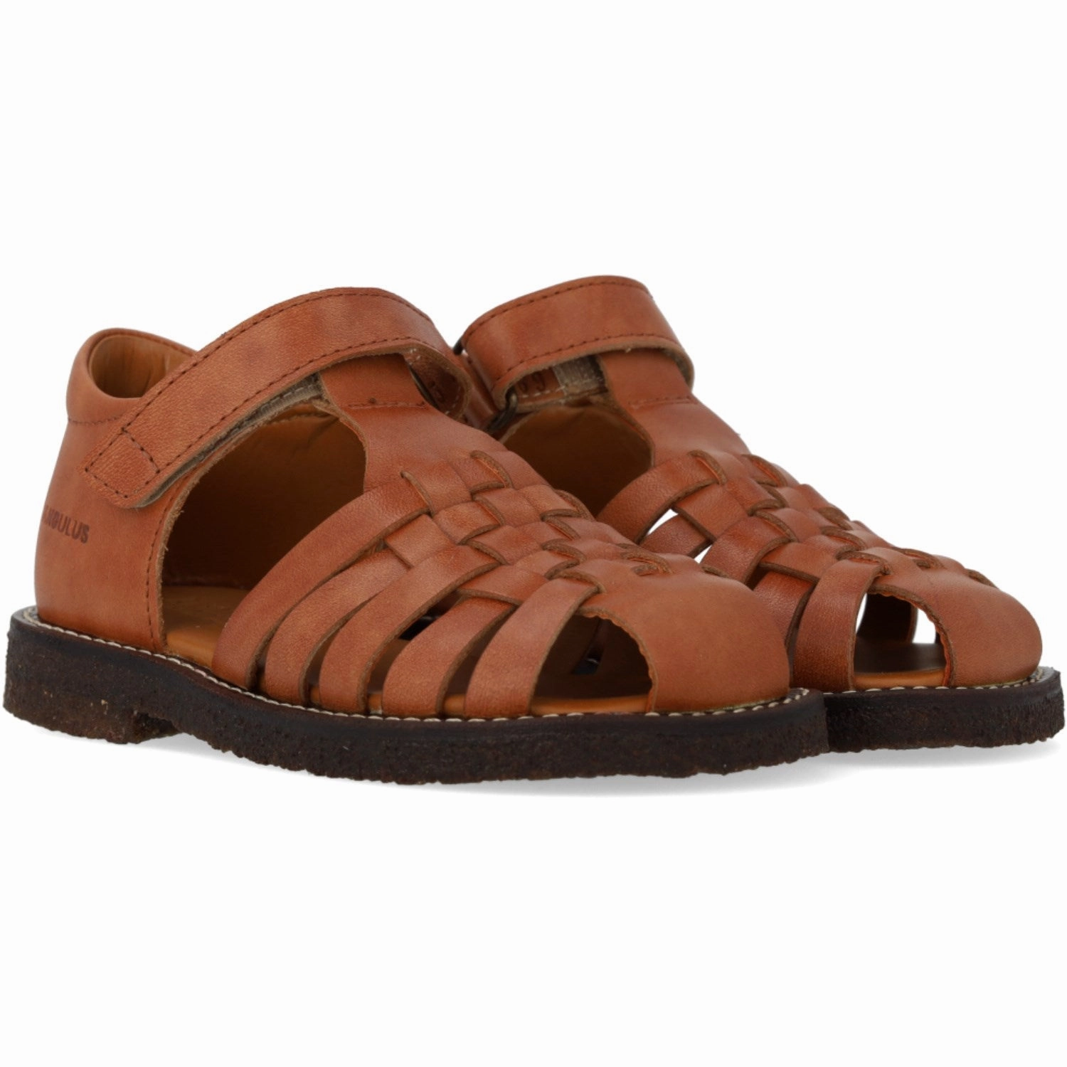 Angulus Tan Braided Leathersandal Mesh shoes Trail shoes