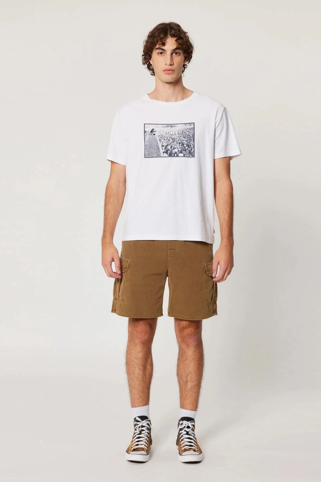 Angus Classic Tee White uniqlo sale