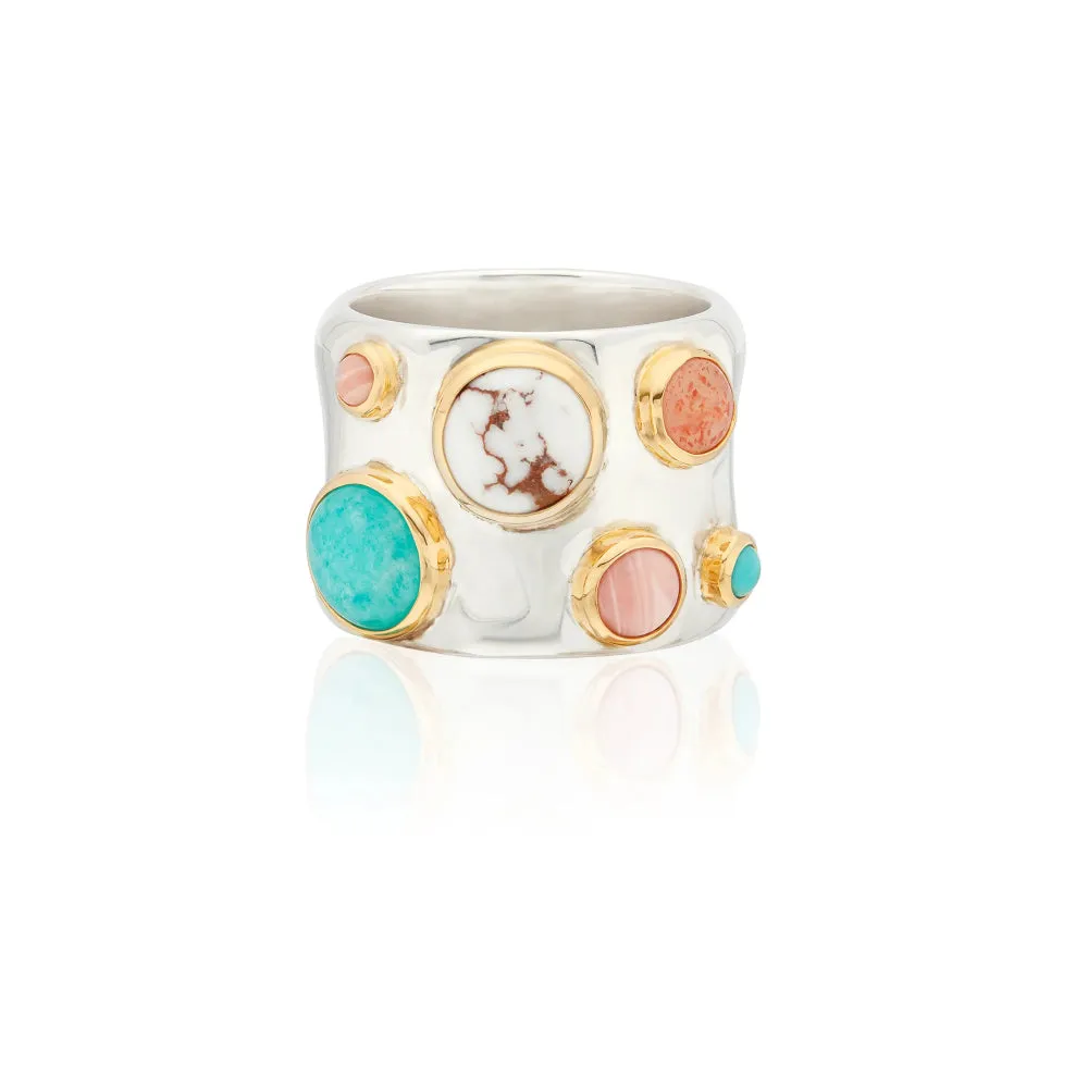 Anna Beck Wavy Multi-Stone Ring