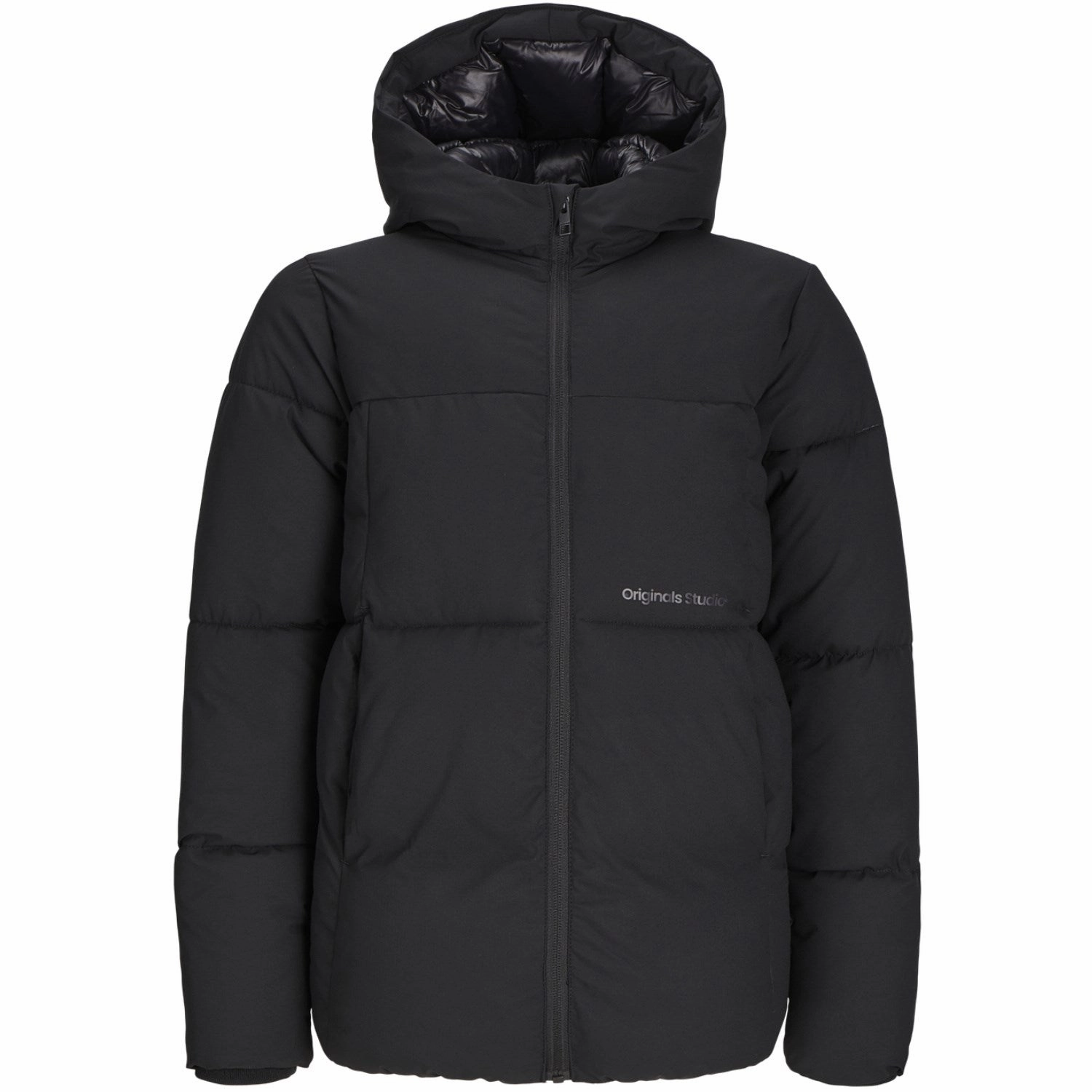 Jack & Jones Junior Black Jorvesterbro Puffer Jacket Precious Style