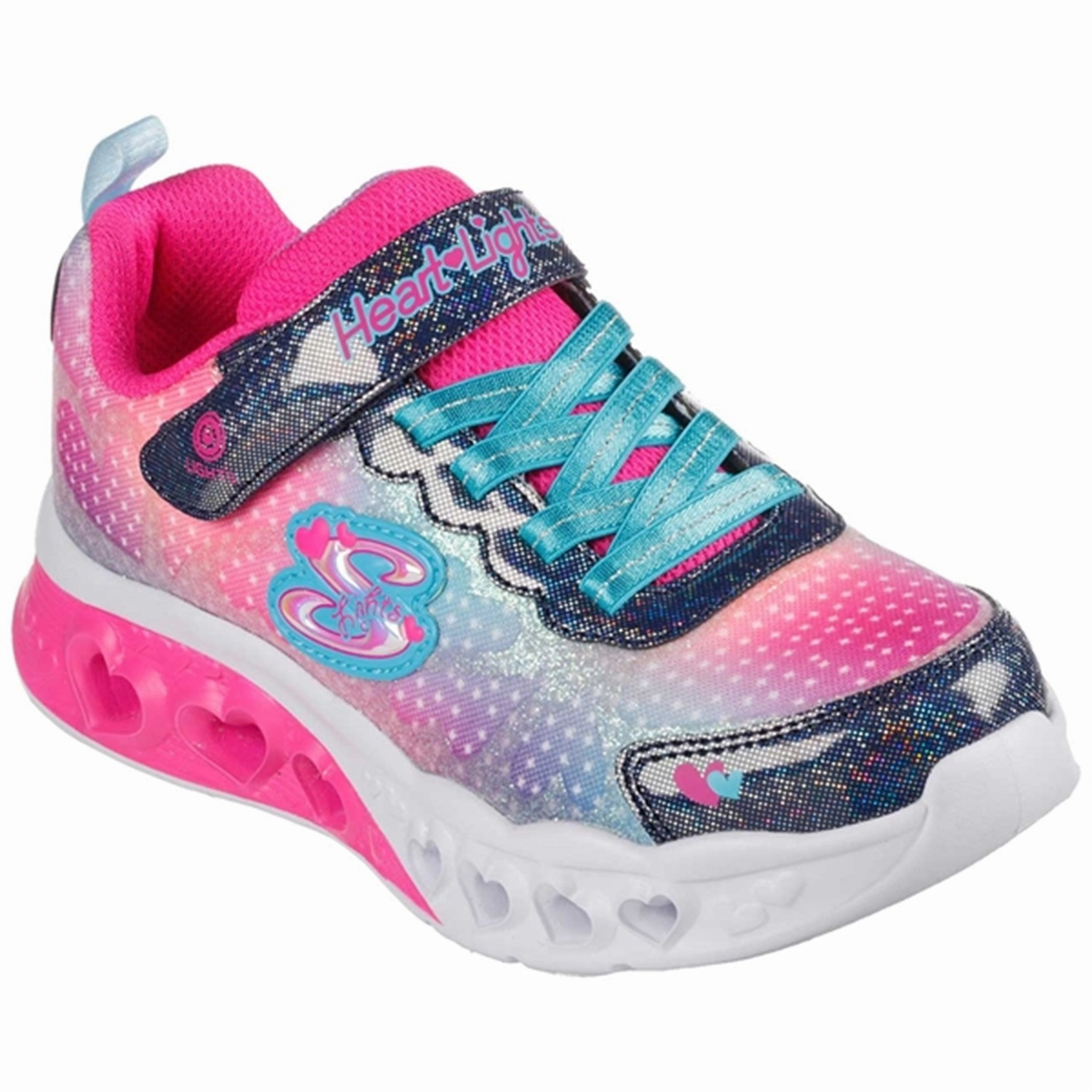 Signature Skechers S-Lights Heart Lights Sneakers Simply Love Navy/Multi Vintage