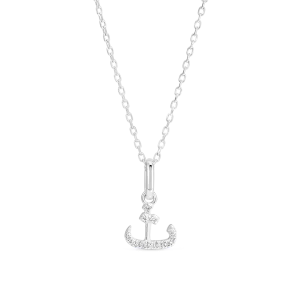 Arabic Letter Pendant White Gold - ?