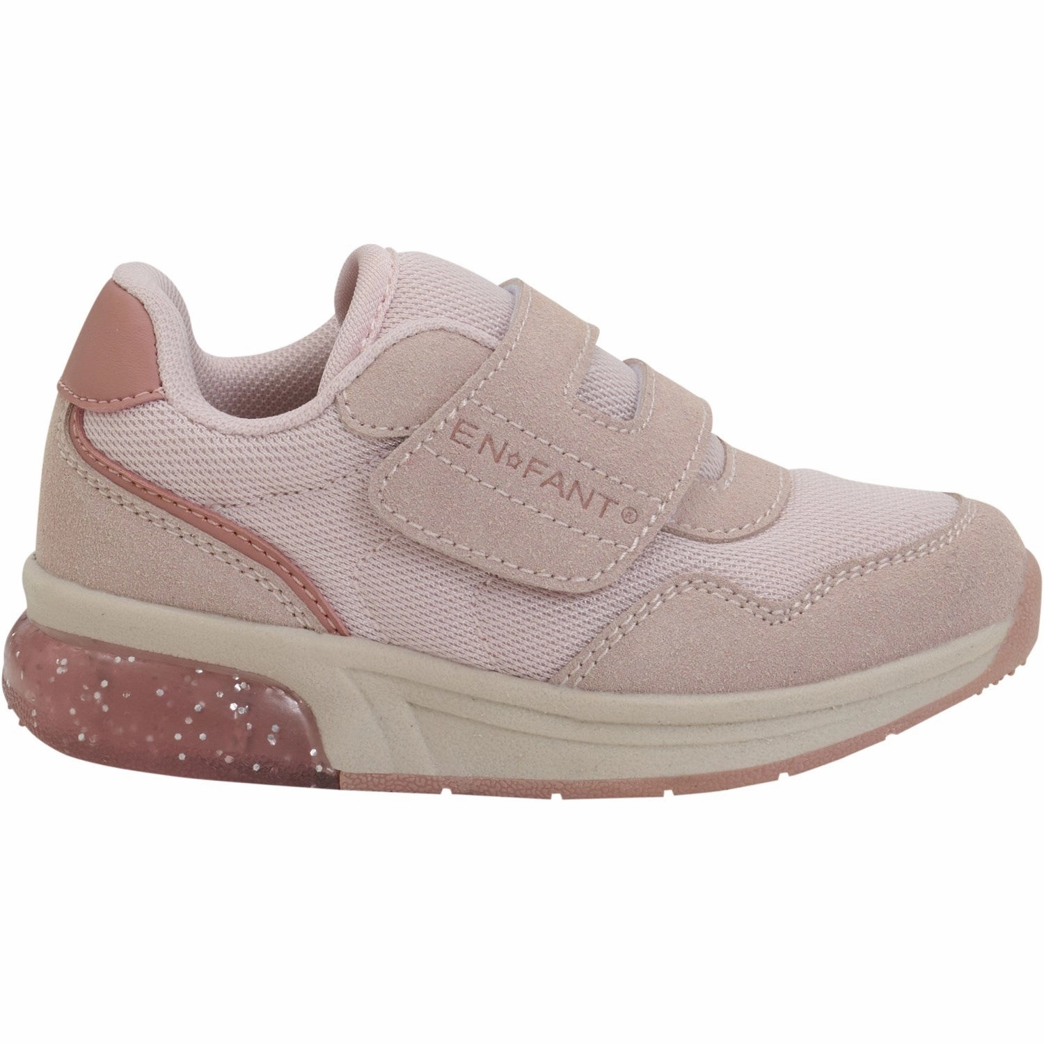 Arch support En Fant Sepia Rose Sneakers Velcro w. Light