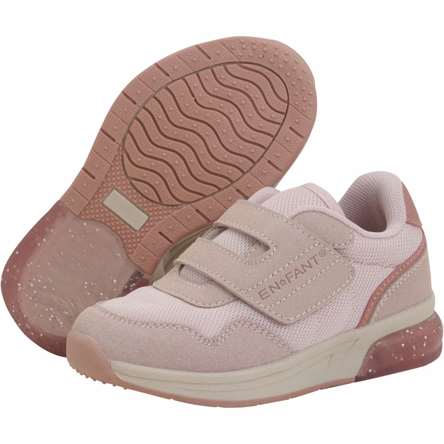 Arch support En Fant Sepia Rose Sneakers Velcro w. Light