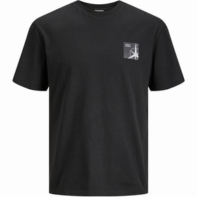 Aristocratic Jack & Jones Junior Black Filo T-Shirt Signature