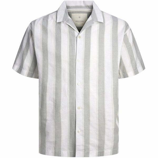 Aristocratic Jack & Jones Junior Lily Pad Summer Stripe Resort Shirt Celebrated