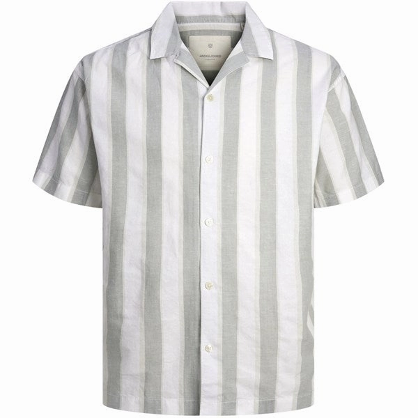 Jack & Jones Junior Lily Pad Summer Stripe Resort Shirt Durable Elite